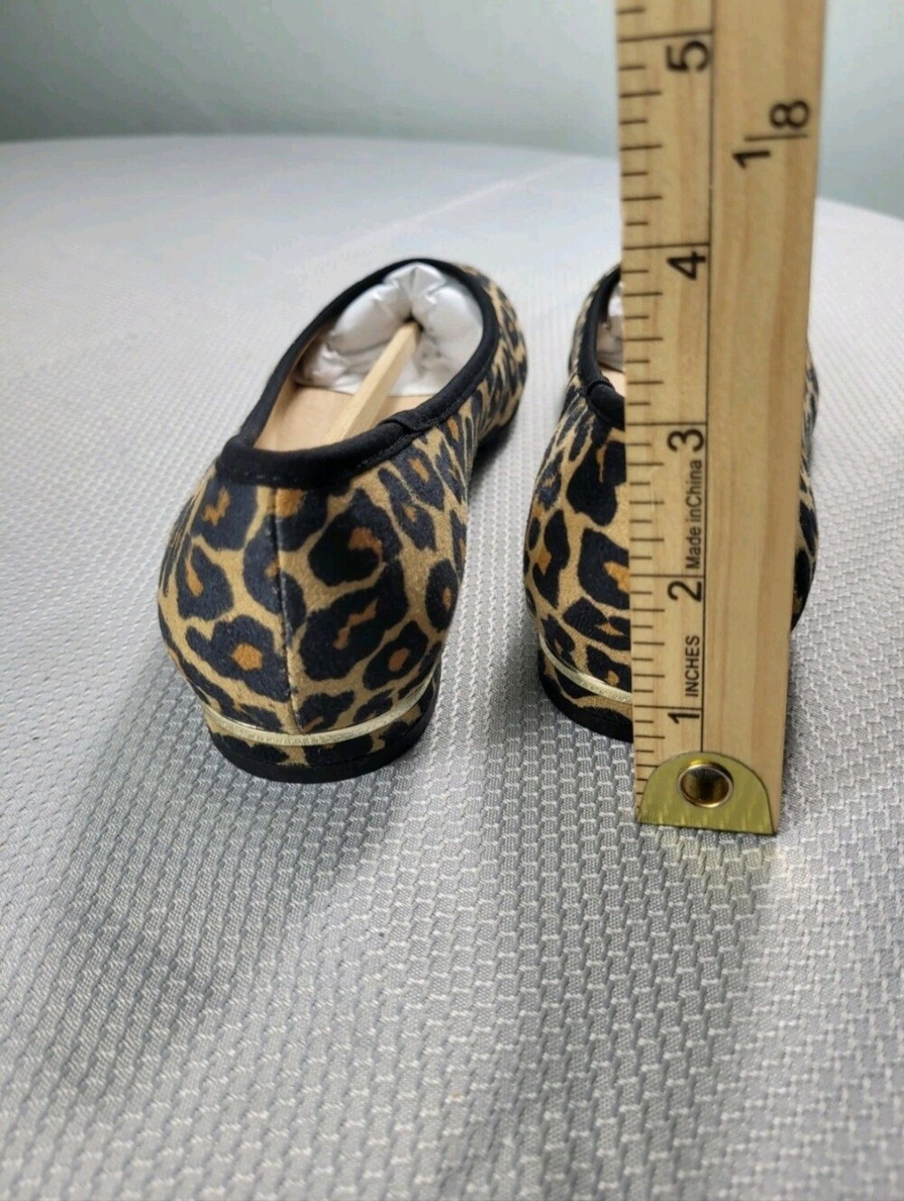LifeStride Velocity 2.0 Vivienne Leopard Women Size 6.5 Slip On Flats Shoes  621 - Picture 5 of 9